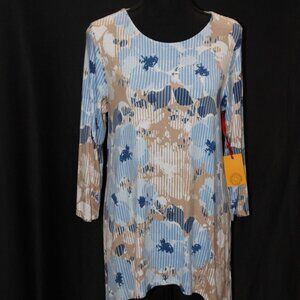 Ruby Rd Floral Tunic Top S 6-8M